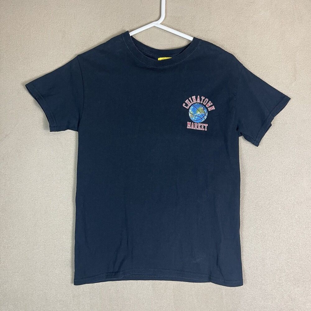 Chinatown Market T Shirt Adult Small Graphic Print Short Sleeve Crew Neck Black